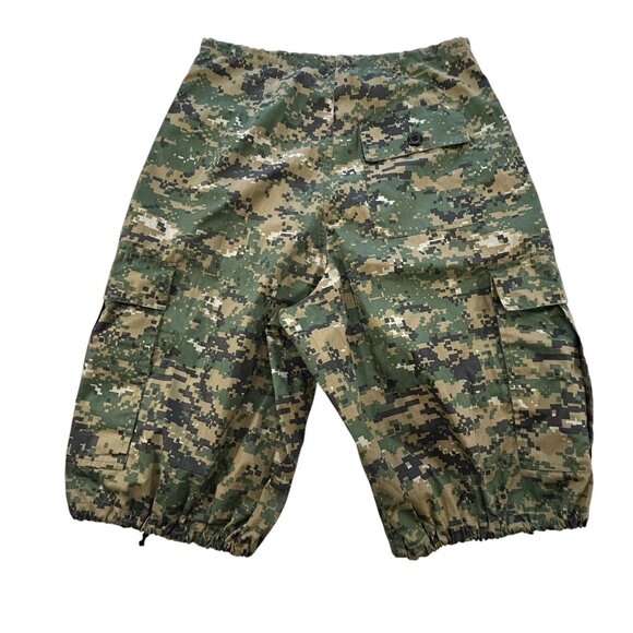UFO Digital Camo Shorts Sz XS 30 Rave Festival EMC Cyber Grunge Tech Pockets - Picture 7 of 13